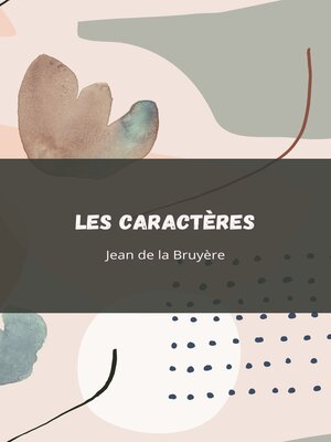 cover image of Les Caractéres